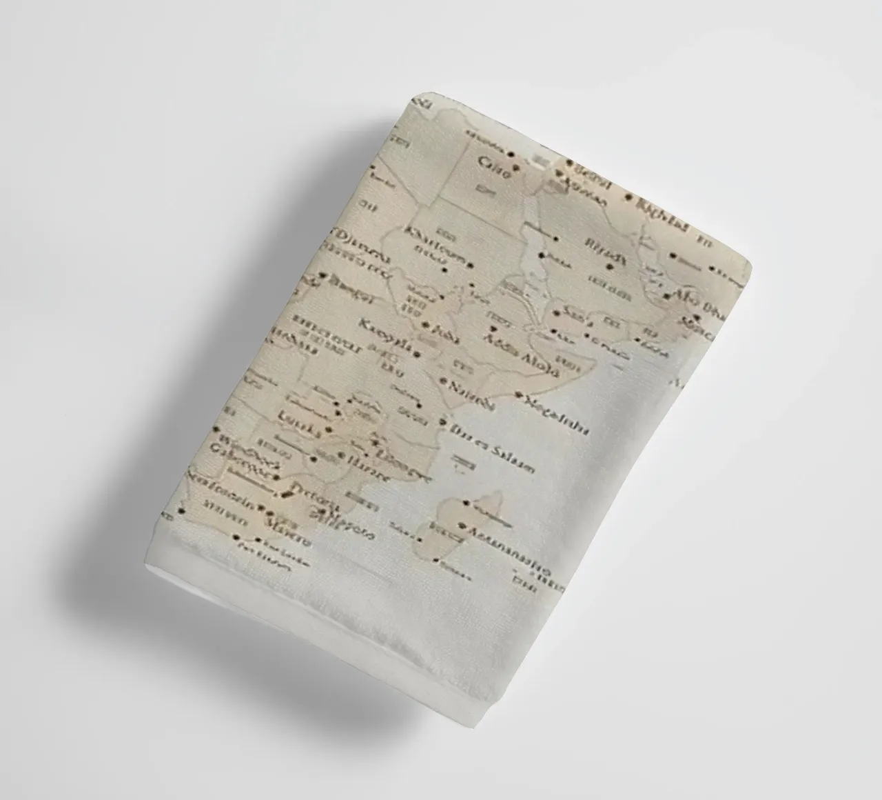 Mappamondo classico d'epoca asciugamano da bagno da Aiden Garcia