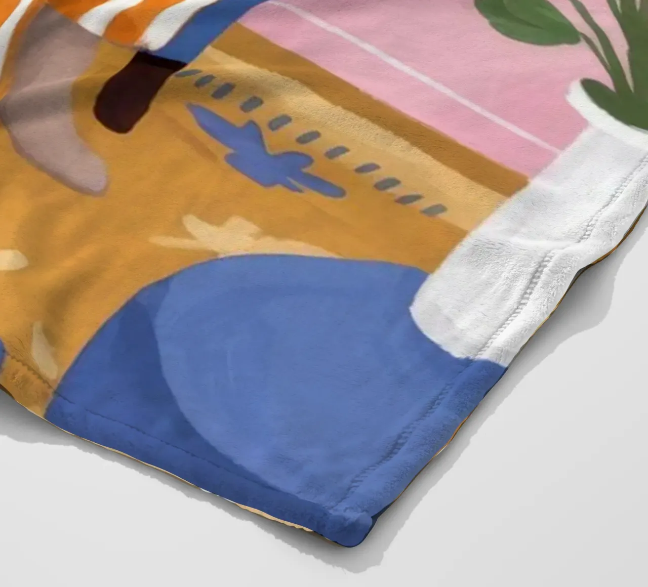 Relaxed Afternoon Glow fleece blanket by Lumina Vision