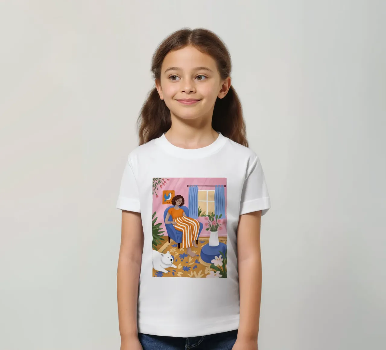 Relaxed Afternoon Glow kids t-shirt by Lumina Vision