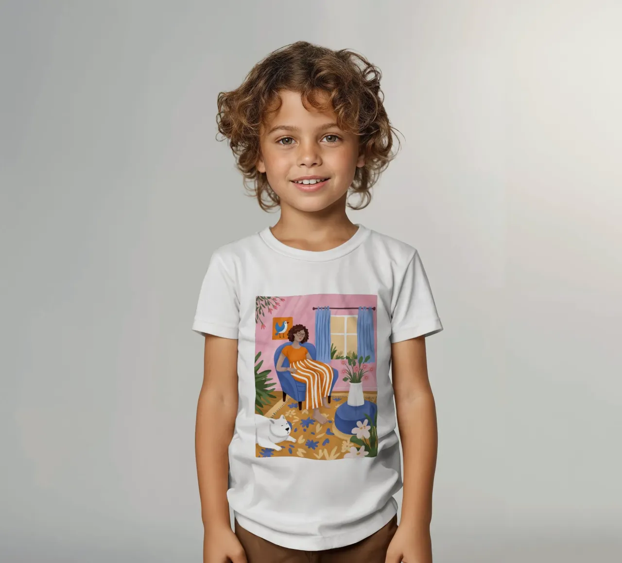 Relaxed Afternoon Glow kids t-shirt by Lumina Vision