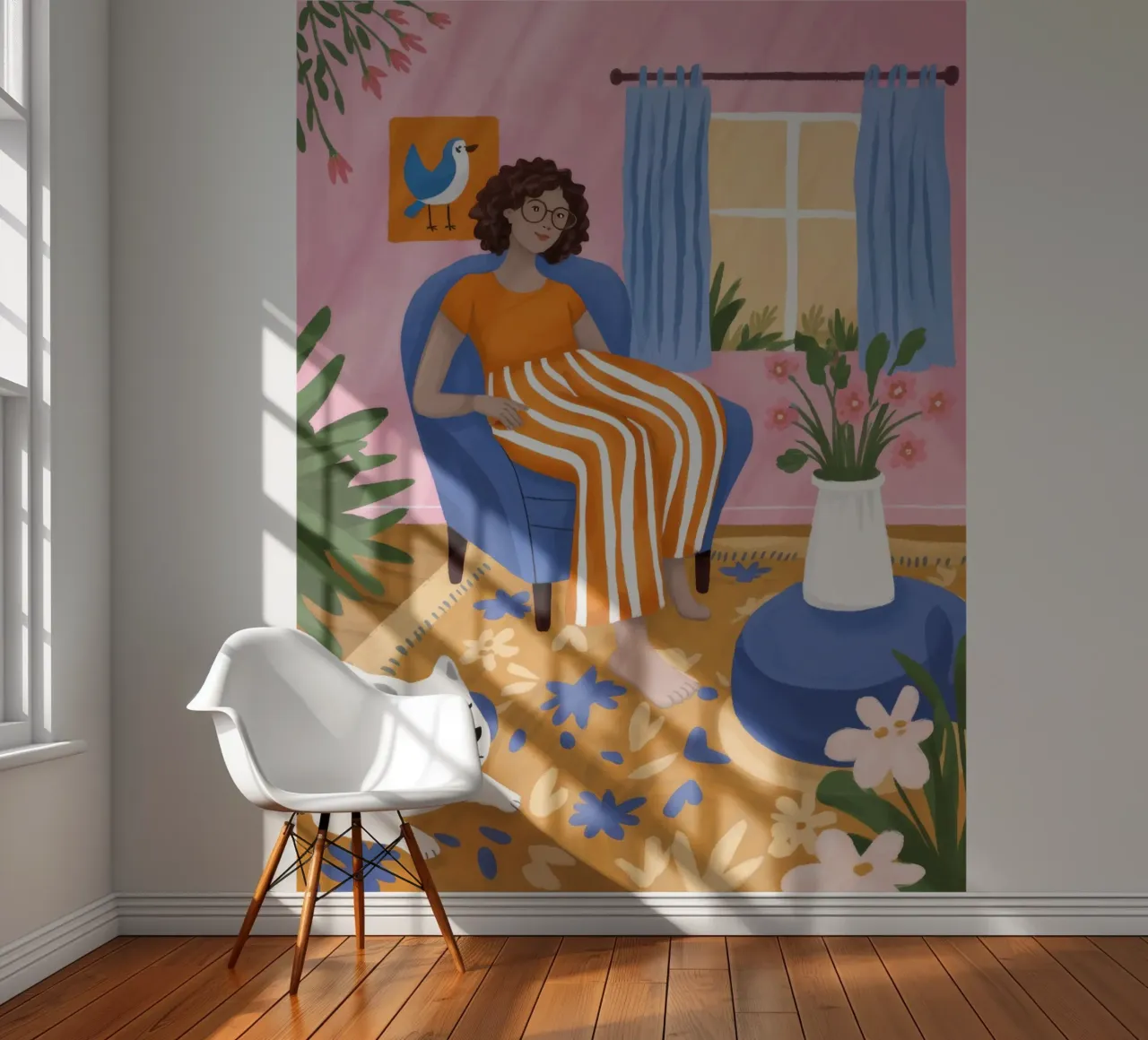 Relaxed Afternoon Glow photo wallpaper by Lumina Vision