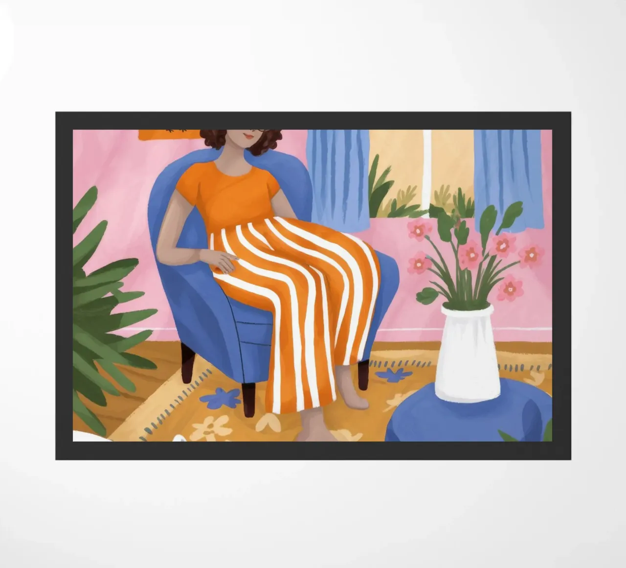 Relaxed Afternoon Glow doormat by Lumina Vision