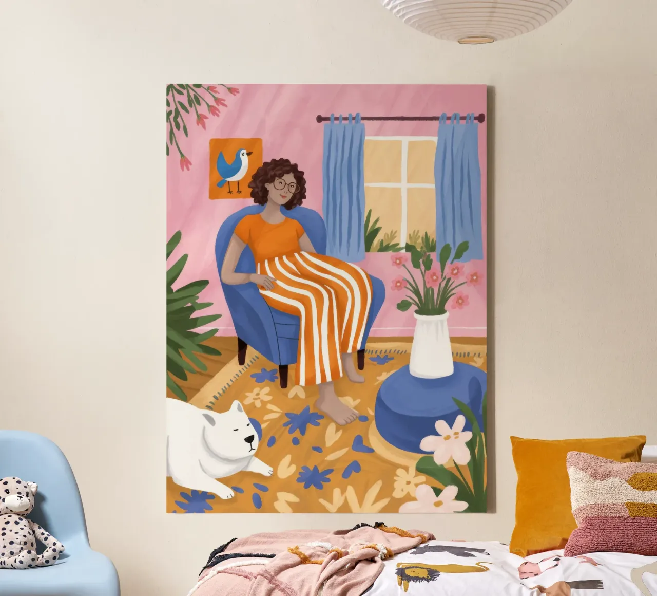 Relaxed Afternoon Glow canvas by Lumina Vision