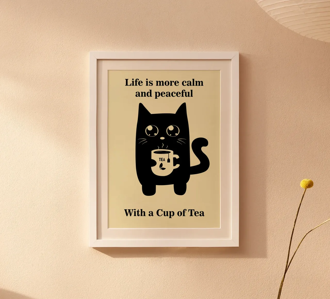 Gatto e tè poster da Bartosz Powalka