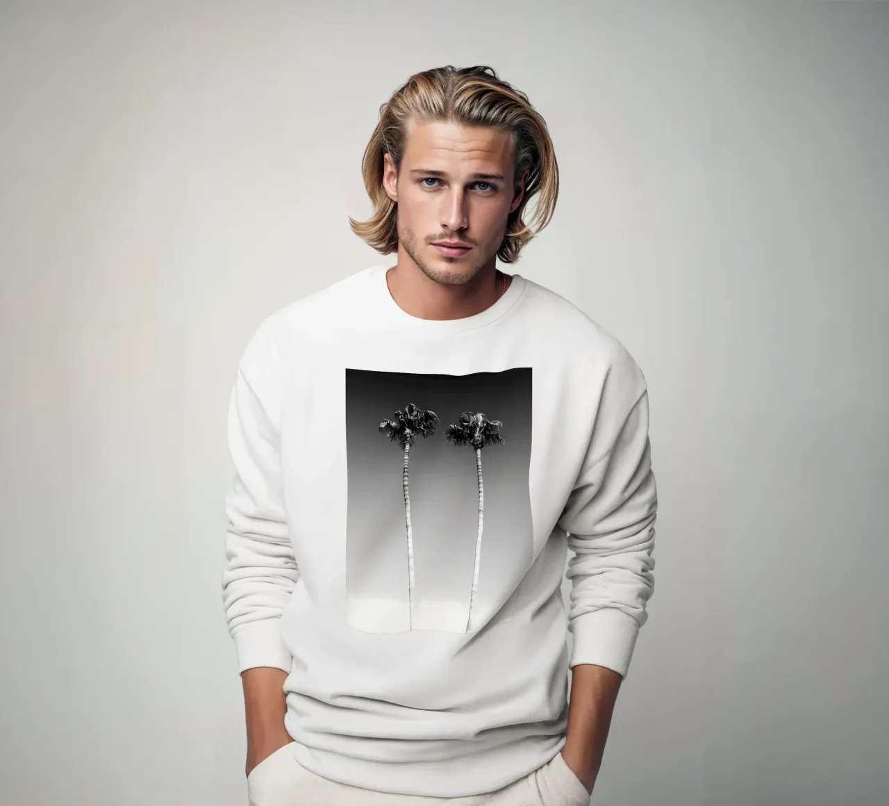 Palme minimaliste felpa da Matthew Katz