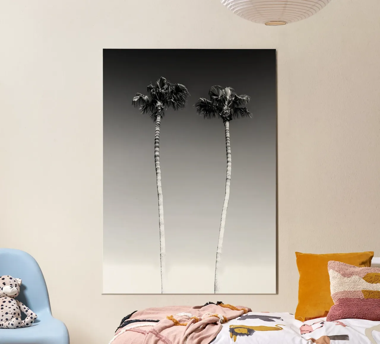 Palme minimaliste alluminio dibond da Matthew Katz