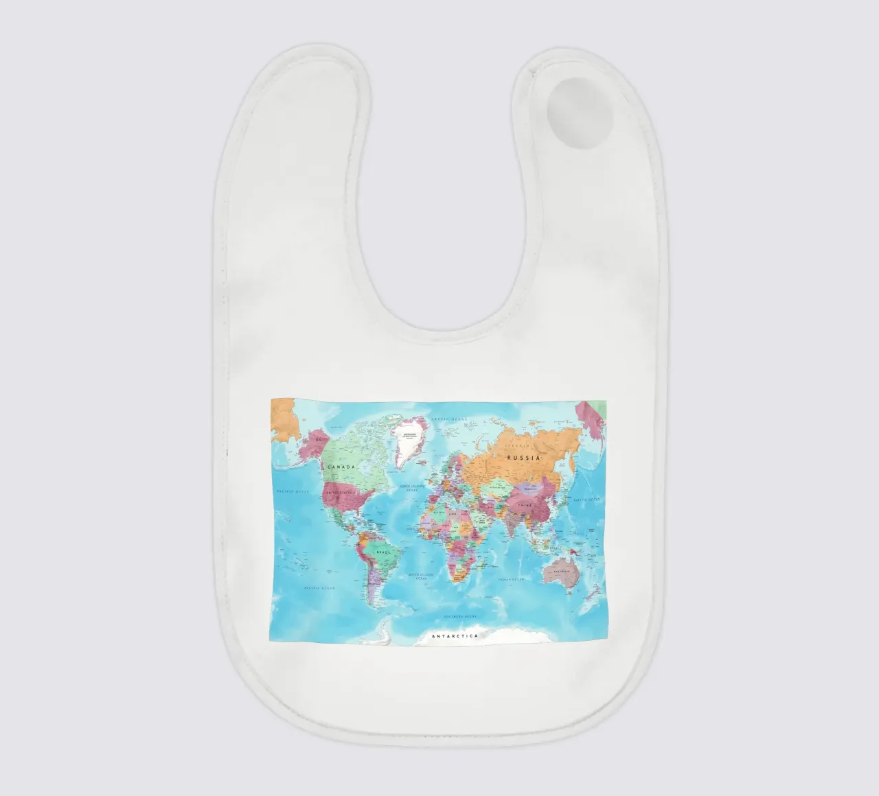 World map Babylätzchen von Aiden Garcia