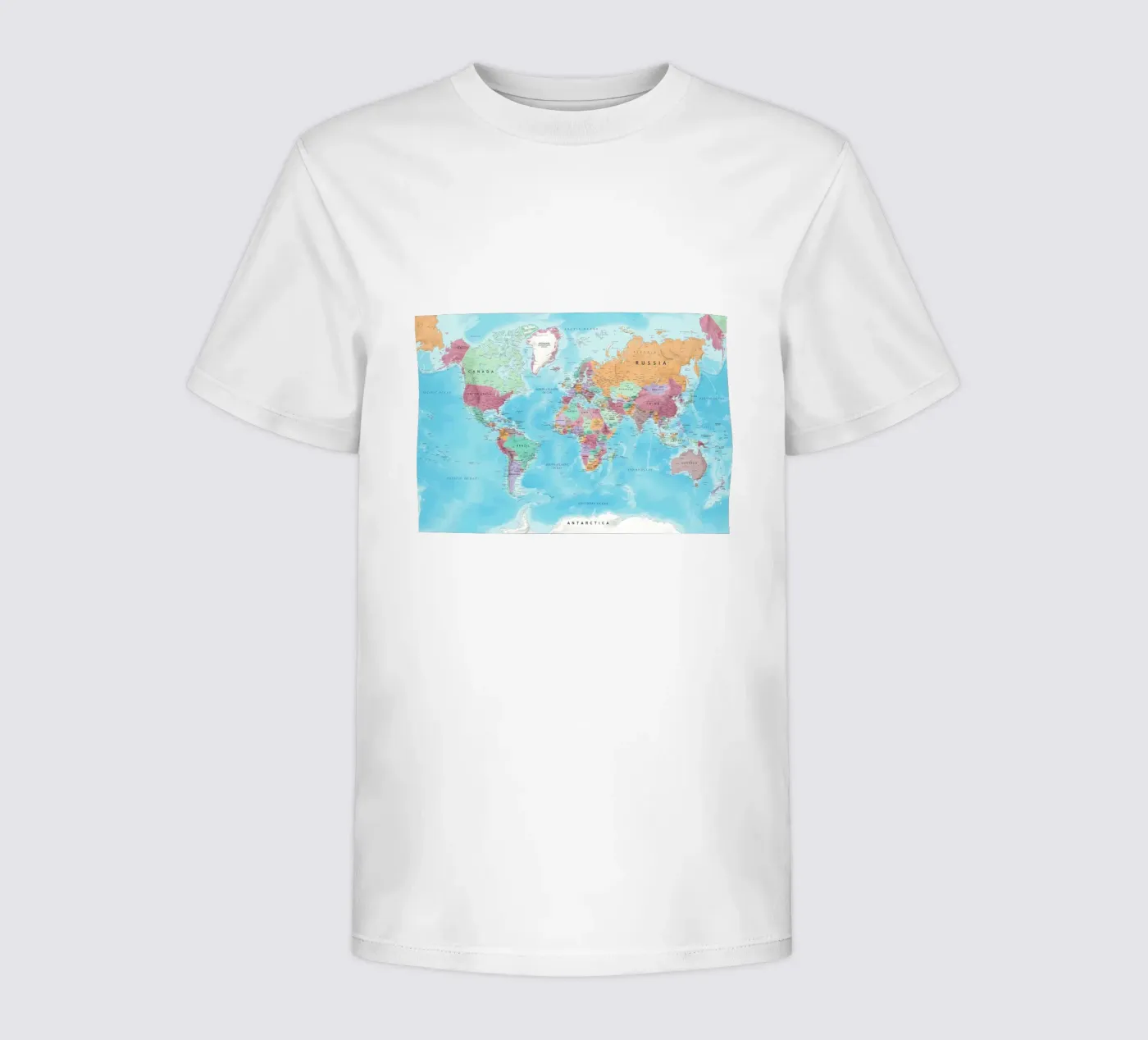 World map t-shirt bambini da Aiden Garcia