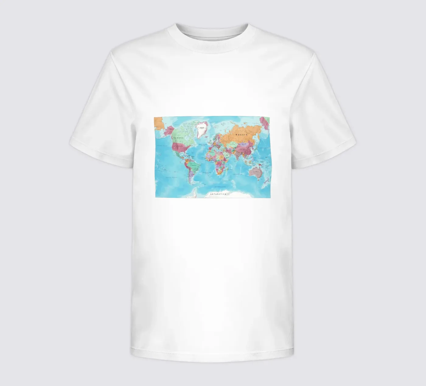 World map t-shirt bambini da Aiden Garcia