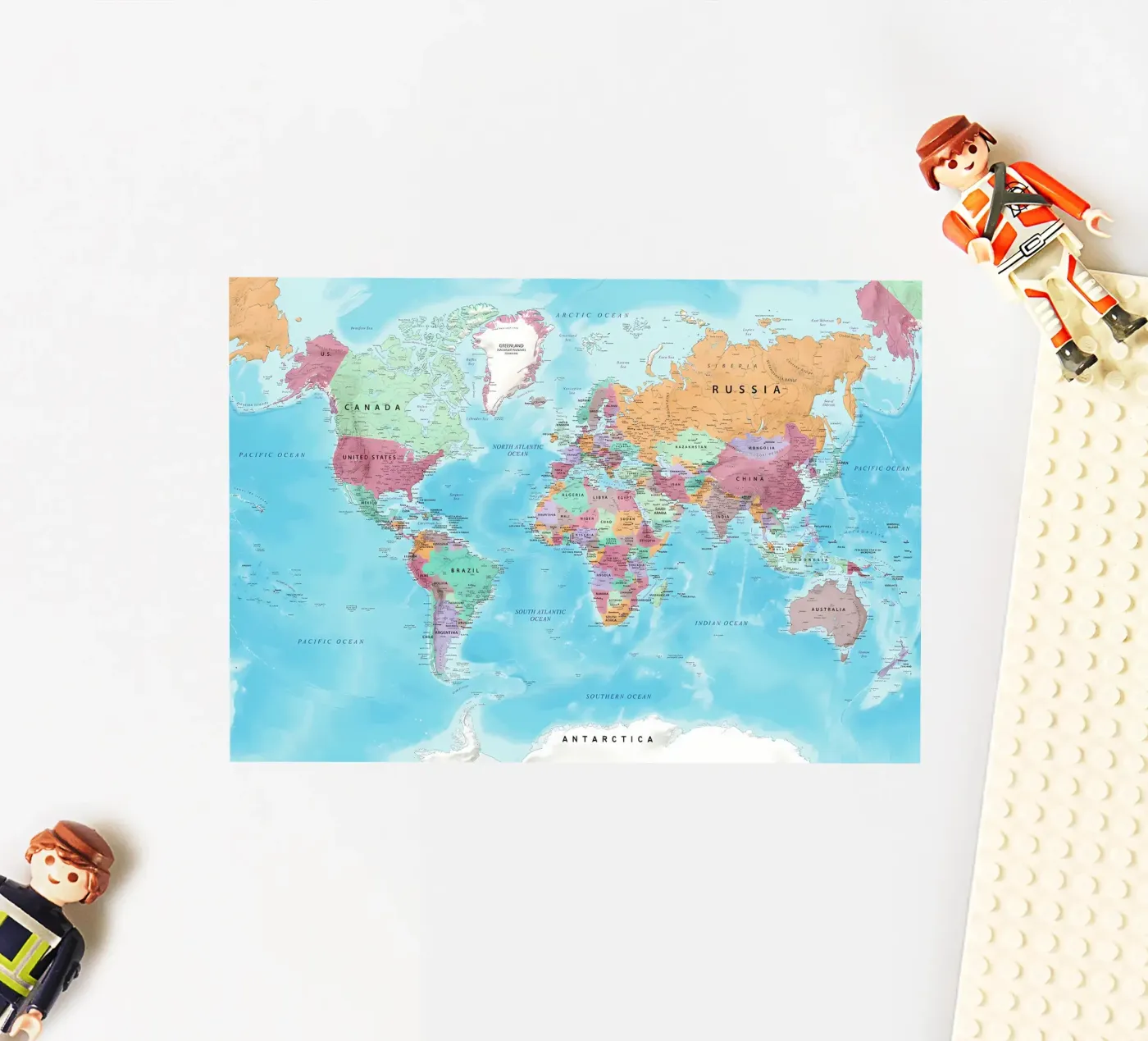 World map sticker by Aiden Garcia