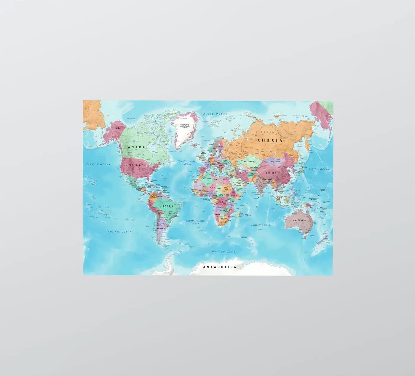 World map sticker by Aiden Garcia