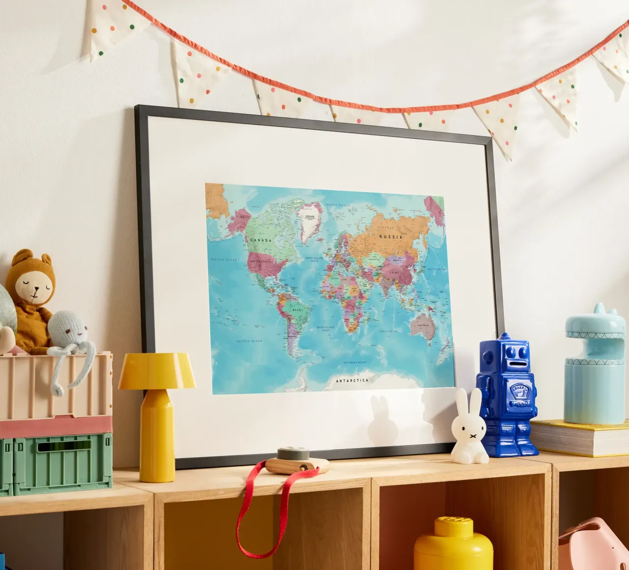 Mappa del mondo poster da Aiden Garcia