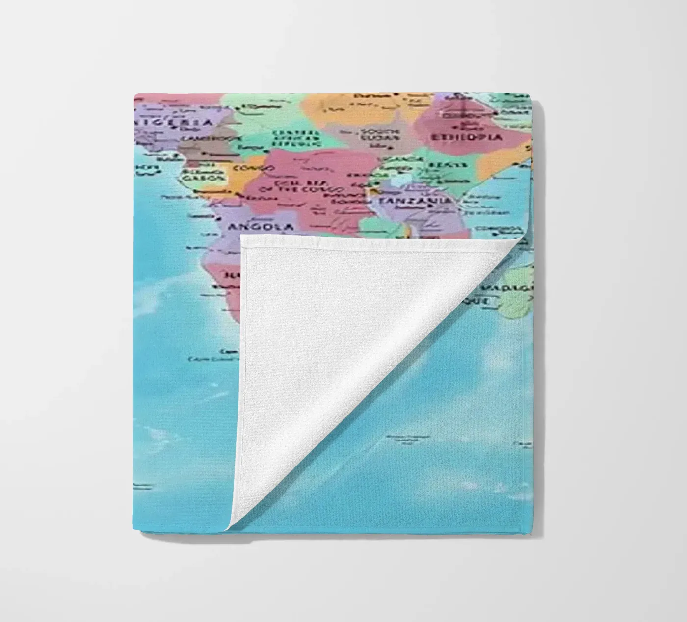 Mappa del mondo telo mare da Aiden Garcia