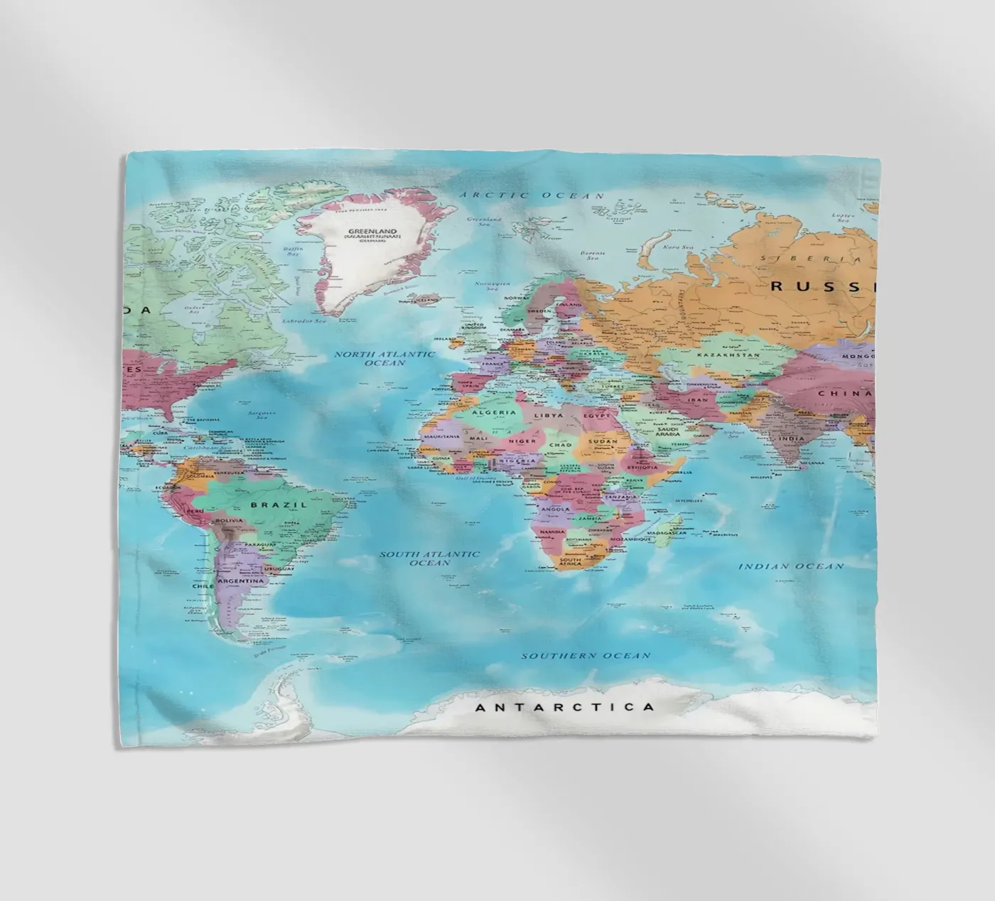 Mappa del mondo telo mare da Aiden Garcia