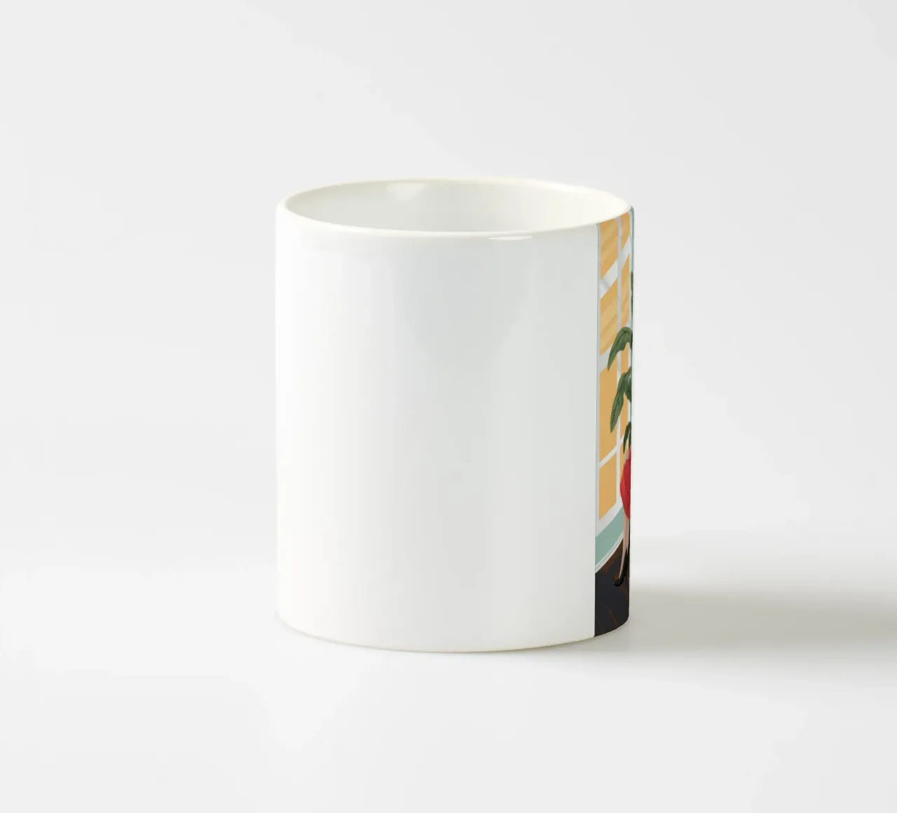 Momento di solitudine riflessiva tazza in ceramica da Lumina Vision