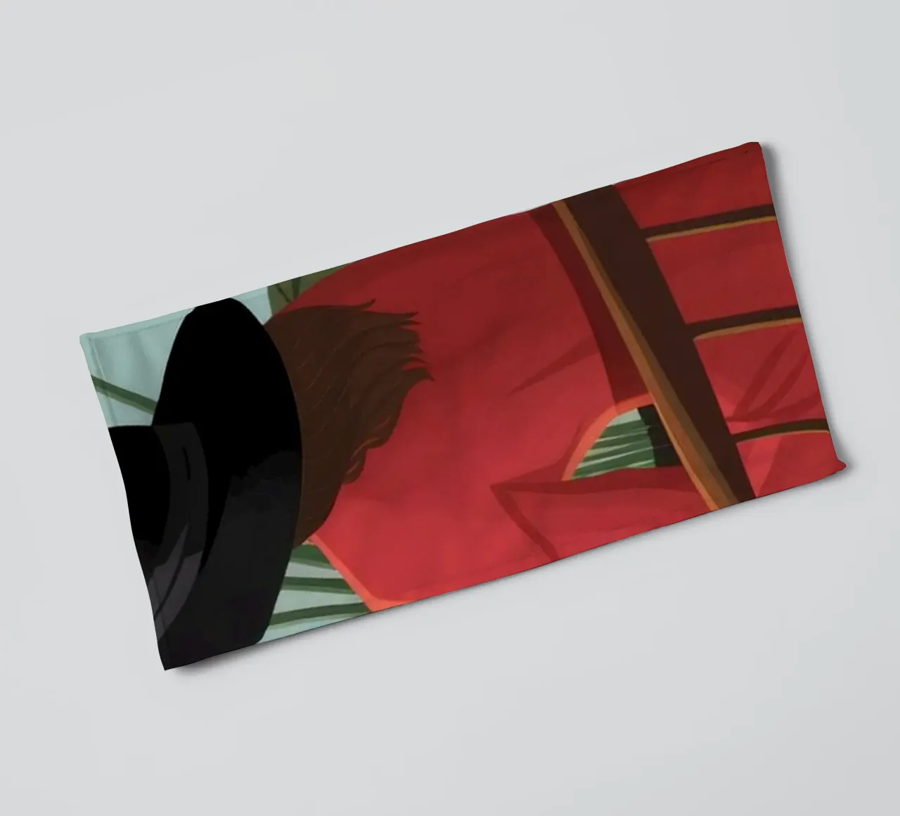 Reflective Solitude Moment towel by Lumina Vision