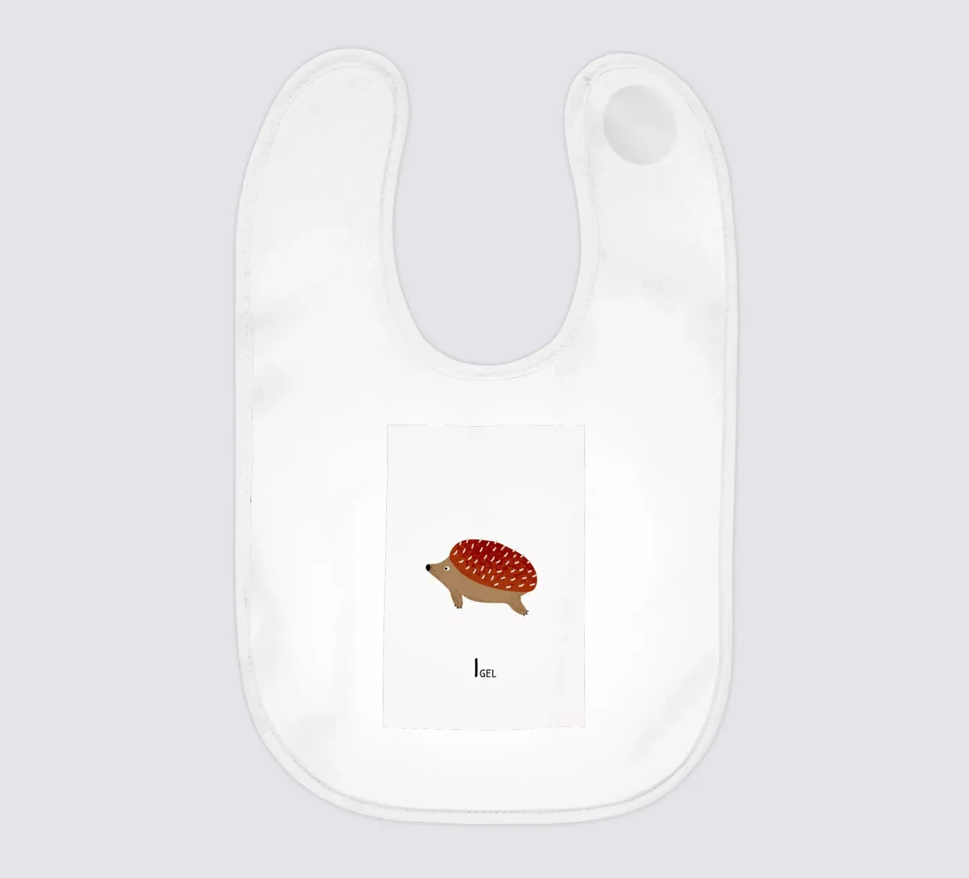 Igel baby slabbetje van Little Flourishes