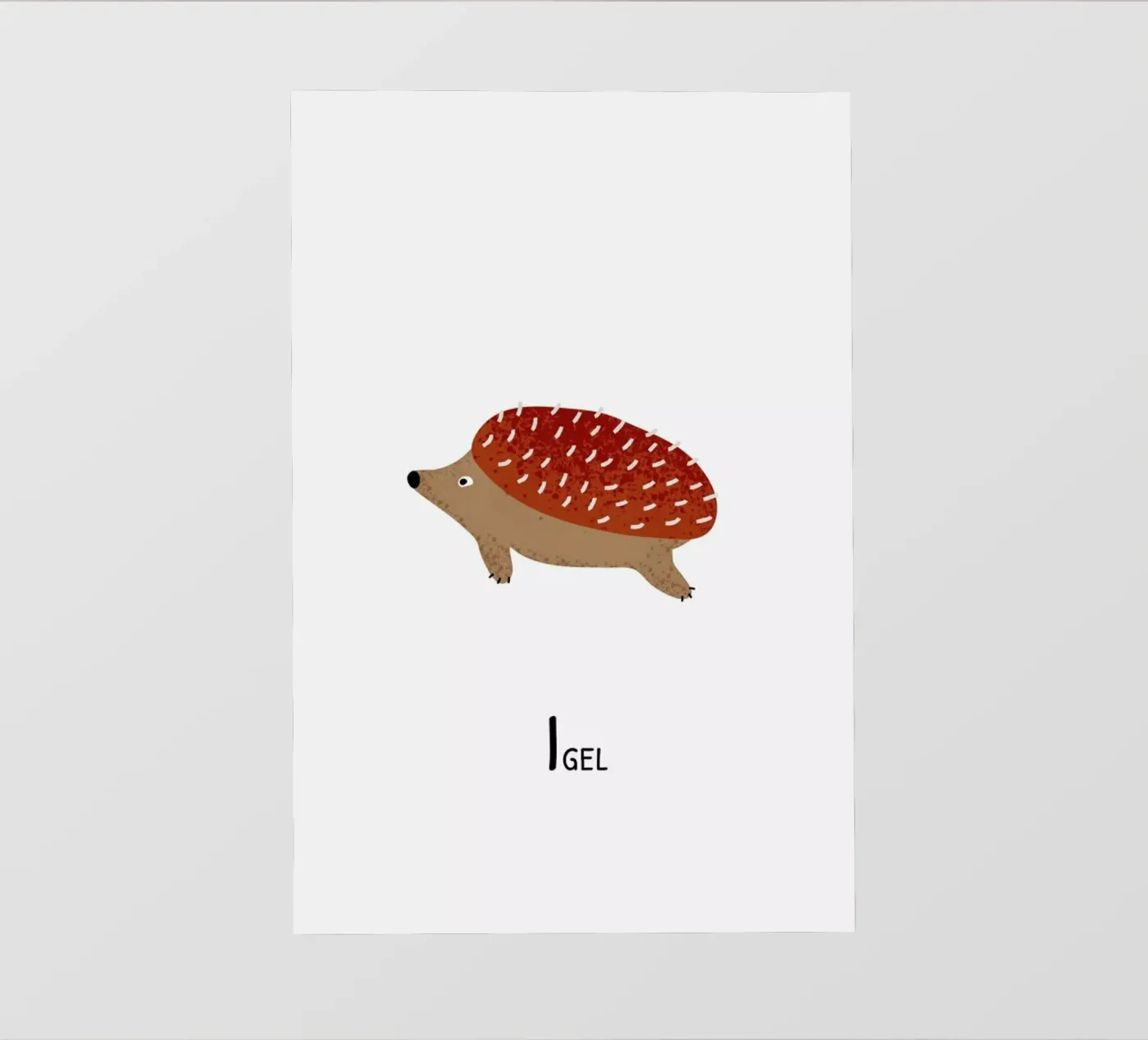 Igel backlit folie van Little Flourishes