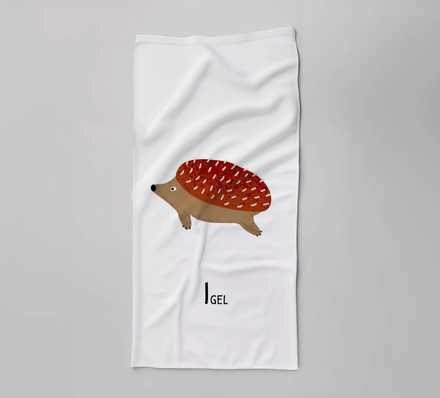 Igel badhanddoek van Little Flourishes