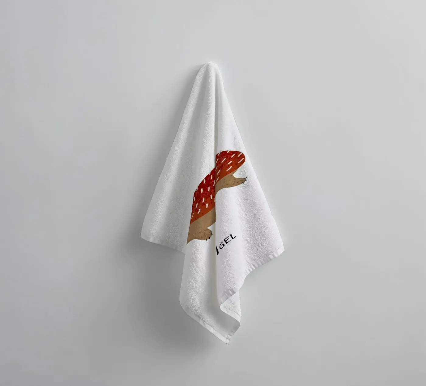 Igel badhanddoek van Little Flourishes