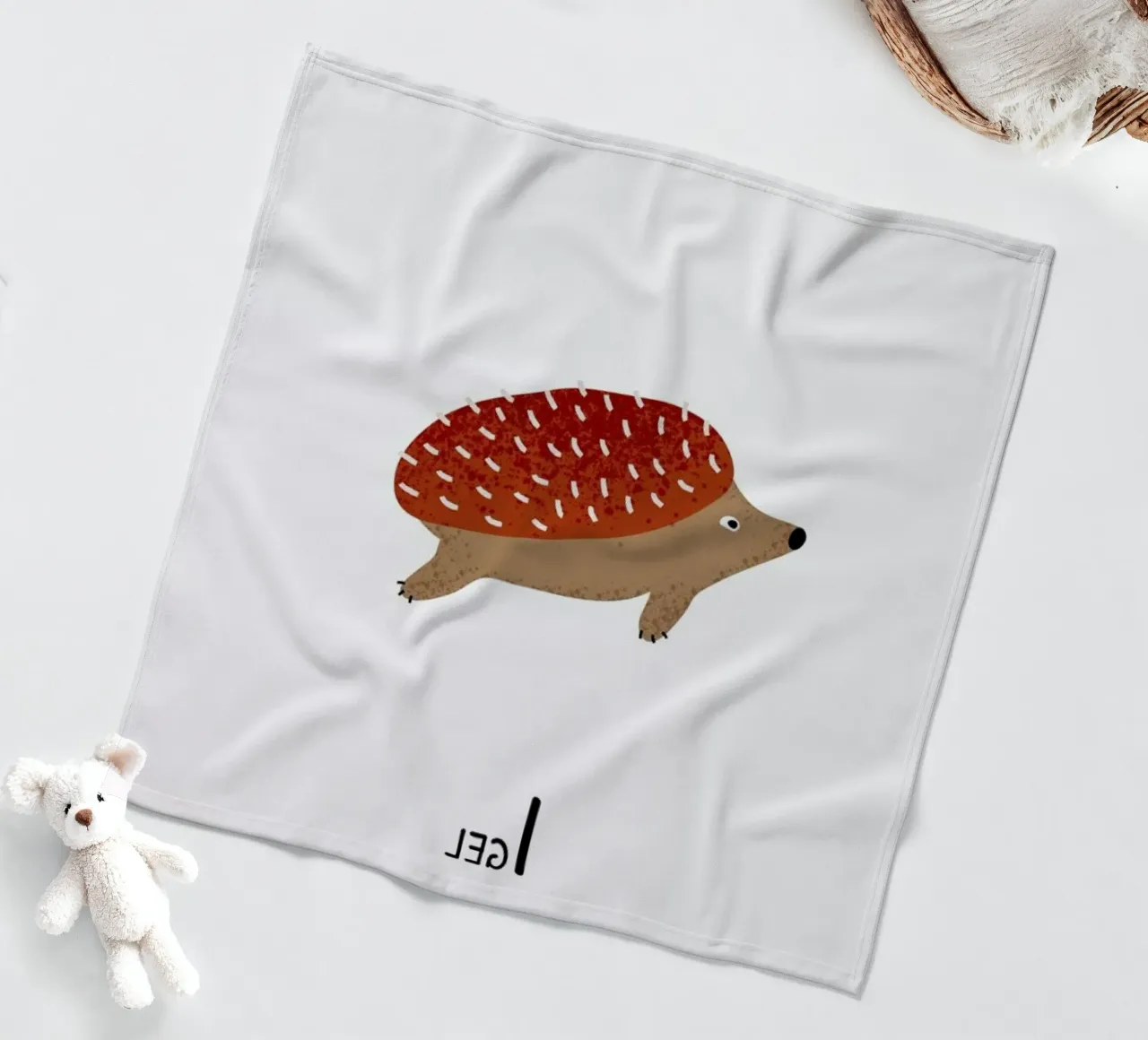 Igel Fleecedecke von Little Flourishes