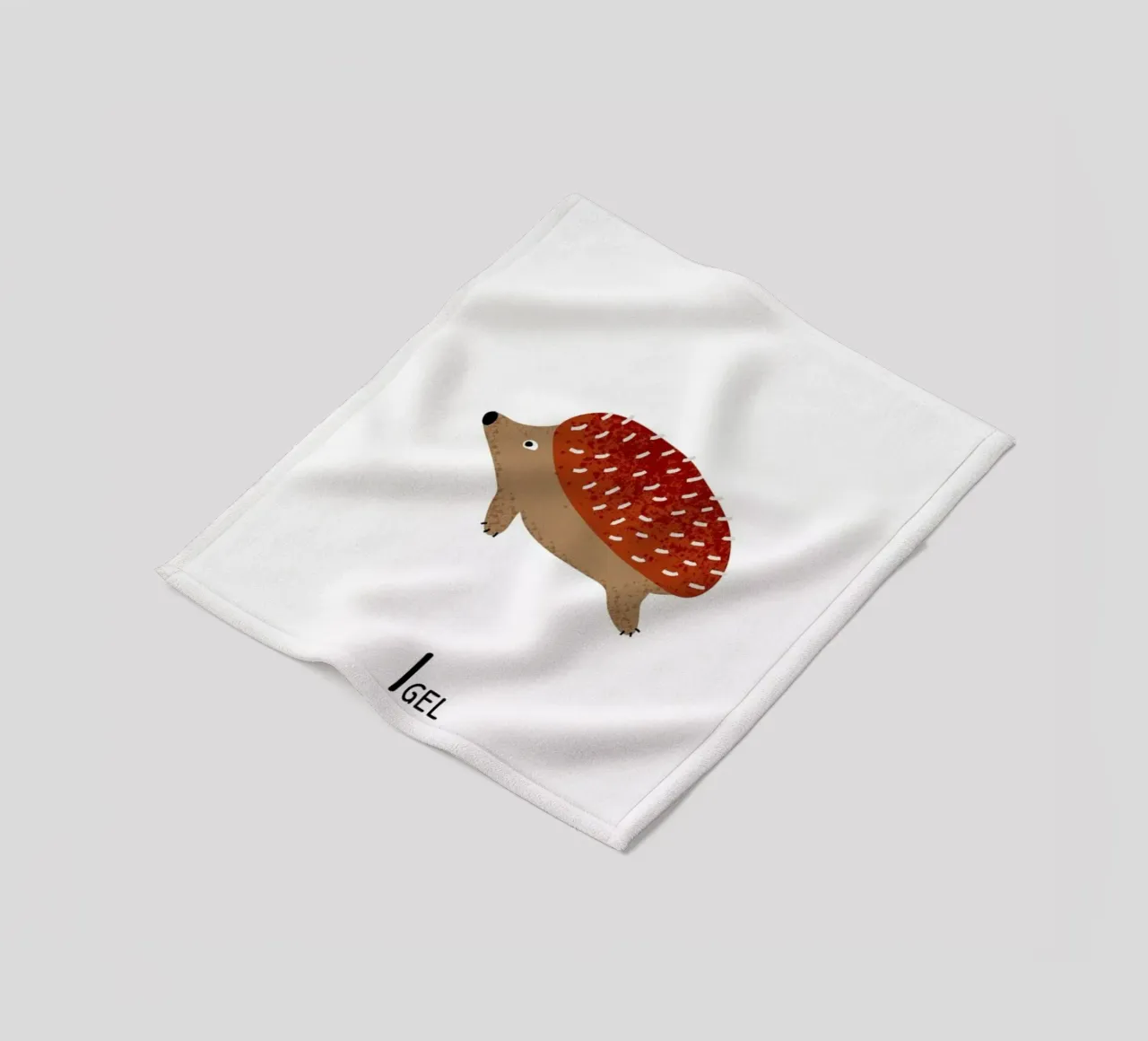 Igel Fleecedecke von Little Flourishes