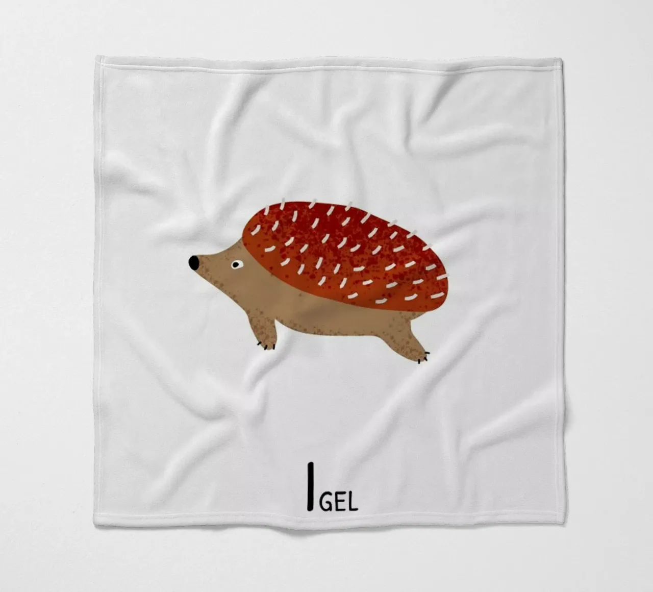 Igel Fleecedecke von Little Flourishes