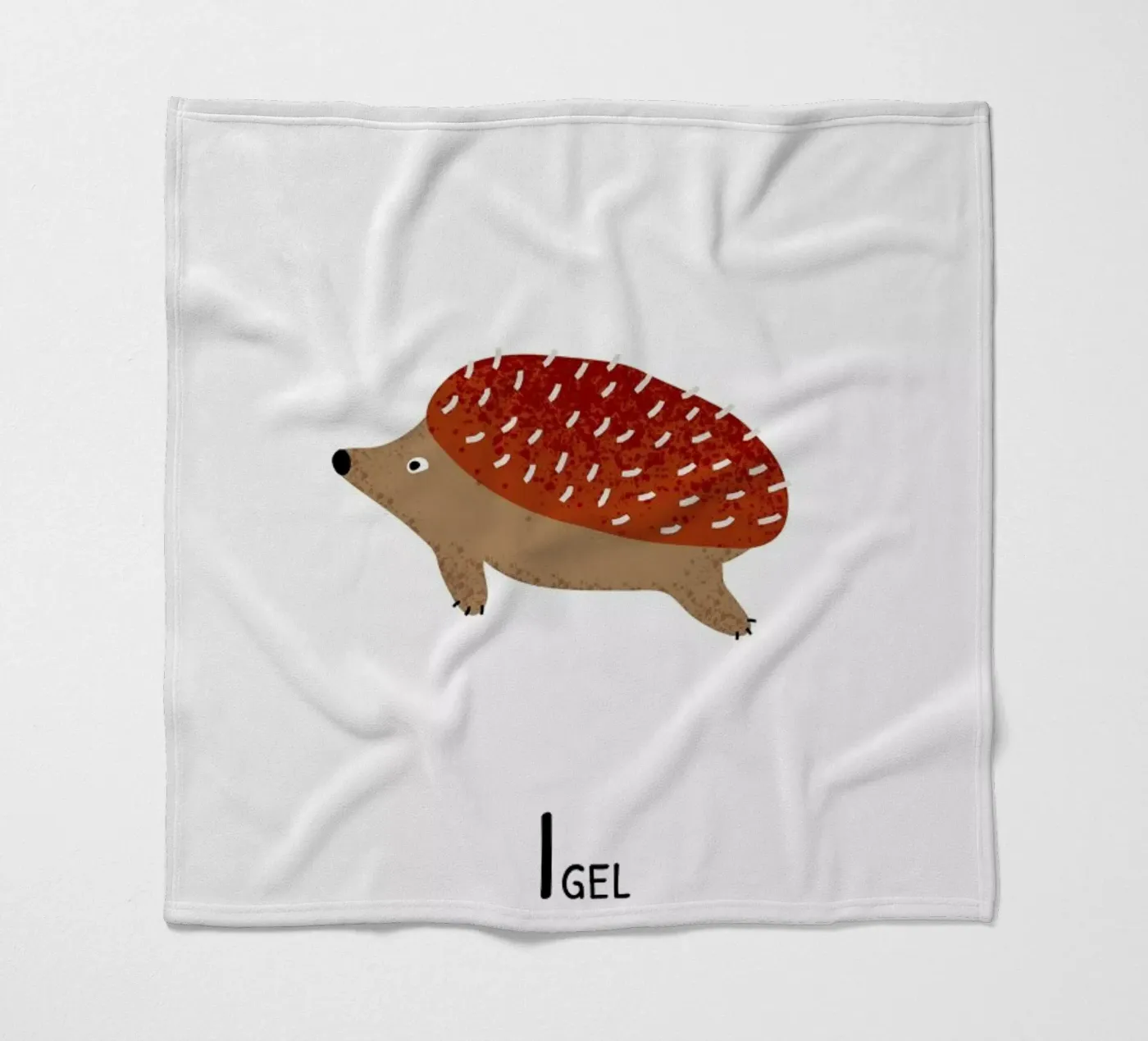 Igel plaid polaire de Little Flourishes