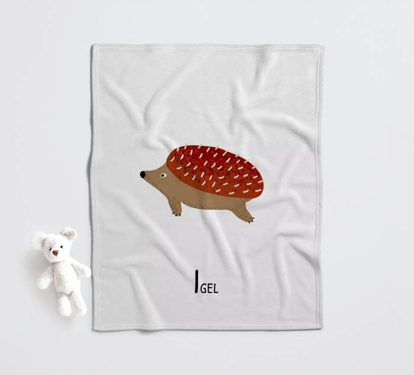 Igel plaid polaire de Little Flourishes