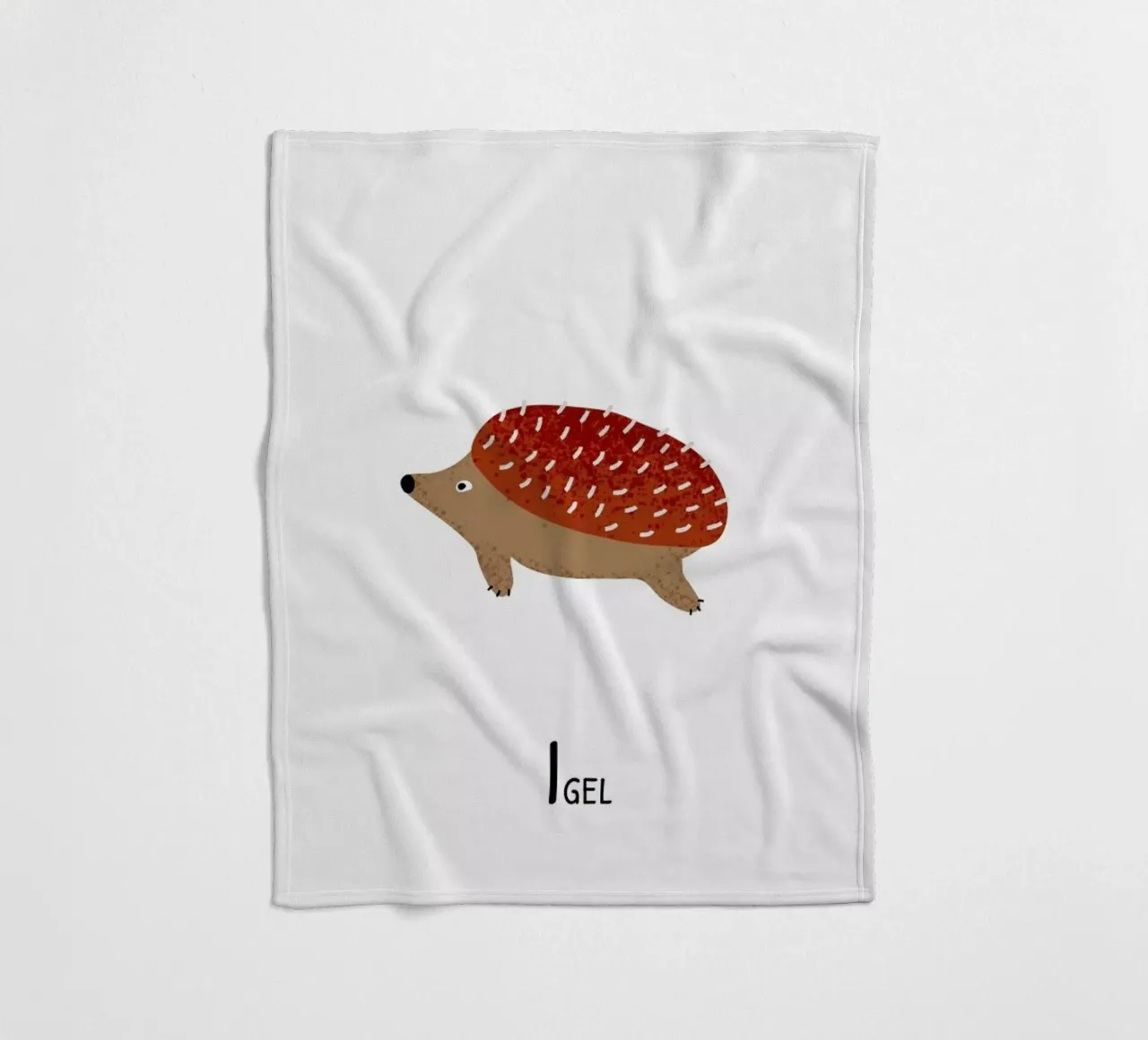Igel Fleecedecke von Little Flourishes