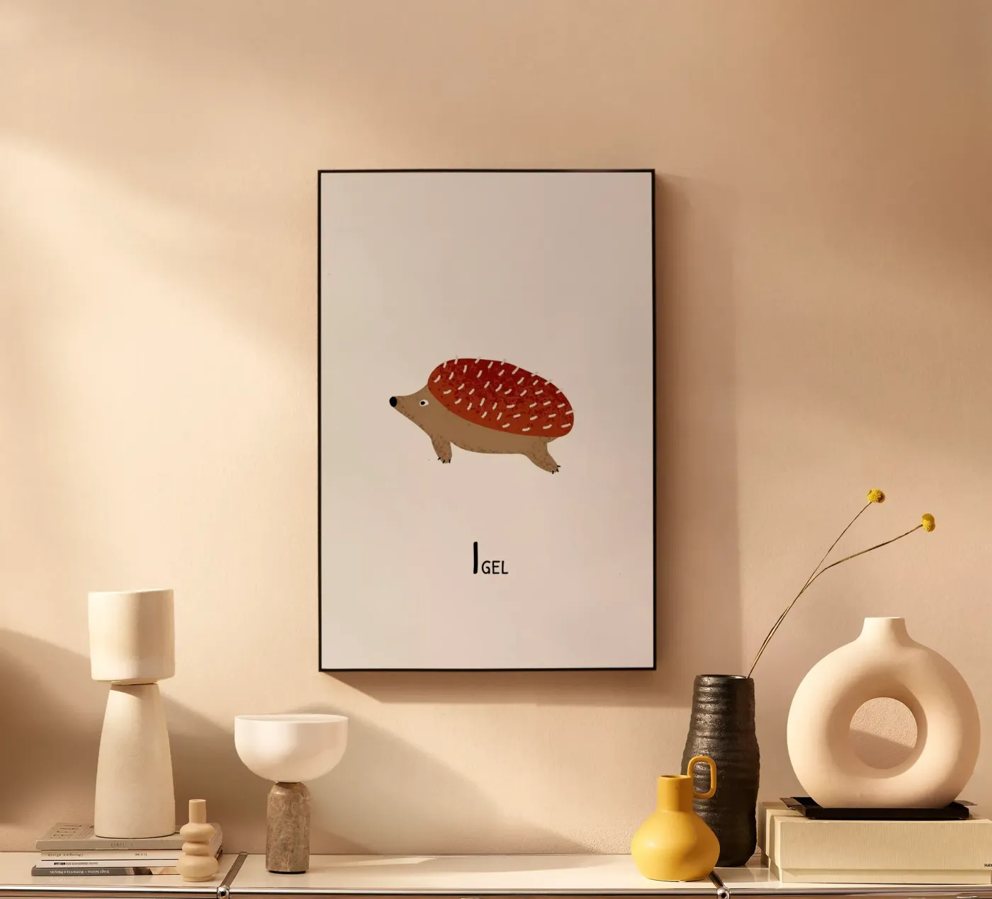 Igel plexiglas de Little Flourishes