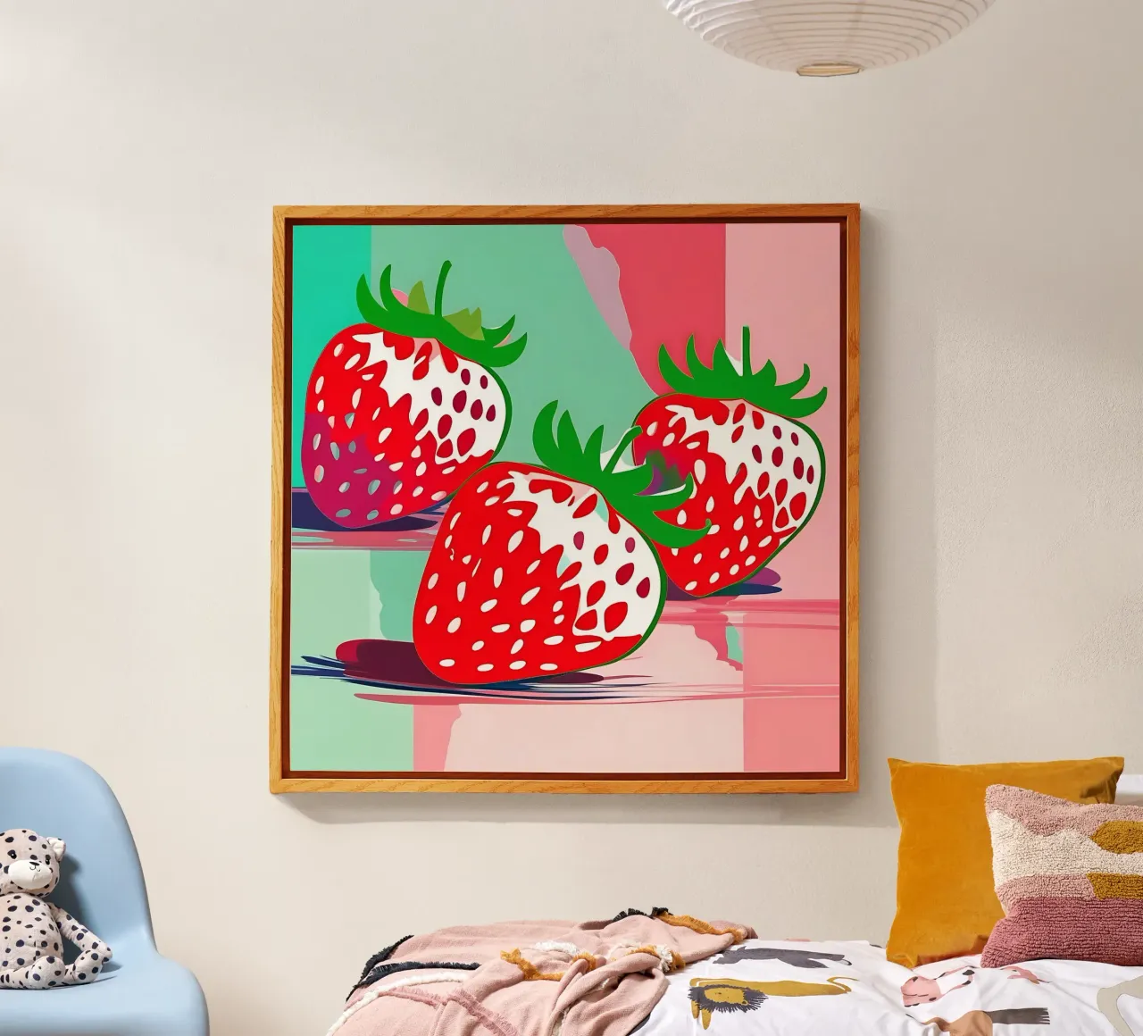 Fragole_stile_A_1 plexiglass da Pink- und LoveArt by LK