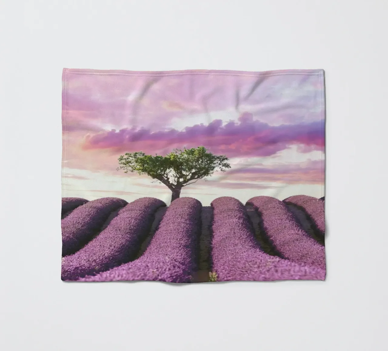 Lavender Fields Fleecedecke von Magdalena Martin Photography