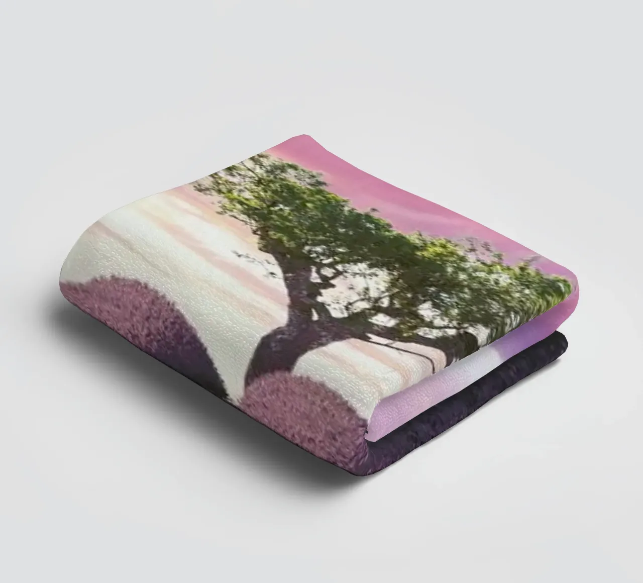 Lavender Fields towel by Magdalena Martin Photography