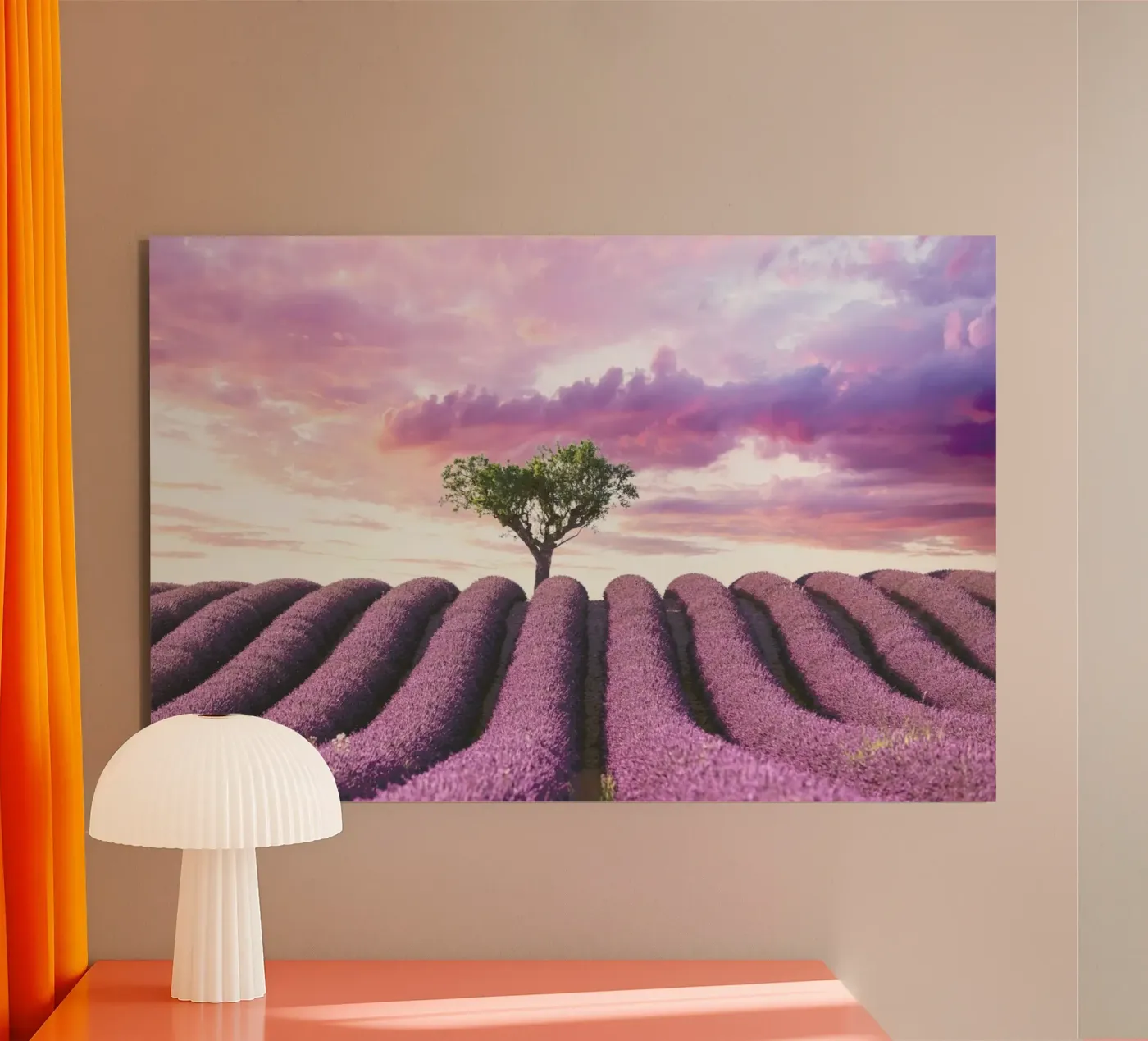 Lavender Fields forex-plaat van Magdalena Martin Photography