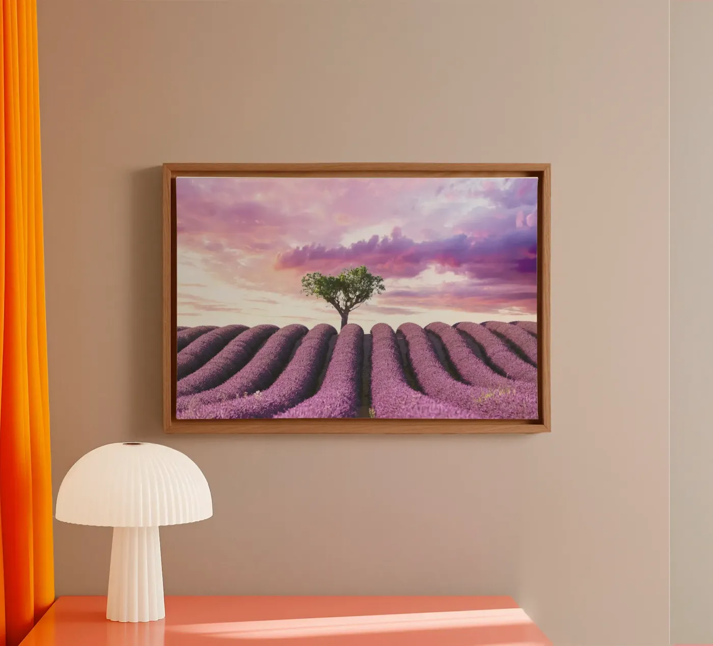 Lavender Fields canvas van Magdalena Martin Photography