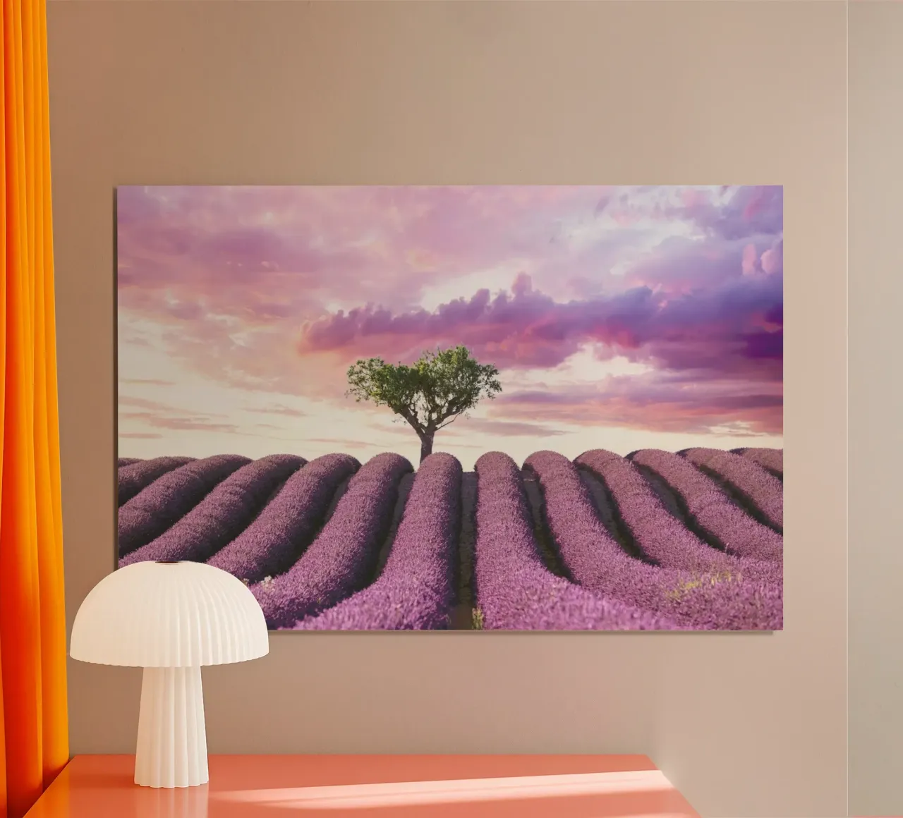Lavender Fields poster van Magdalena Martin Photography