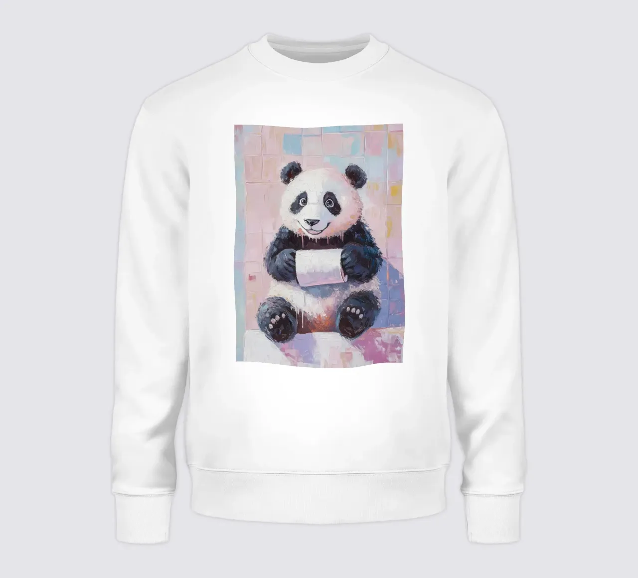 Panda con carta igienica felpa da Adrian Patel