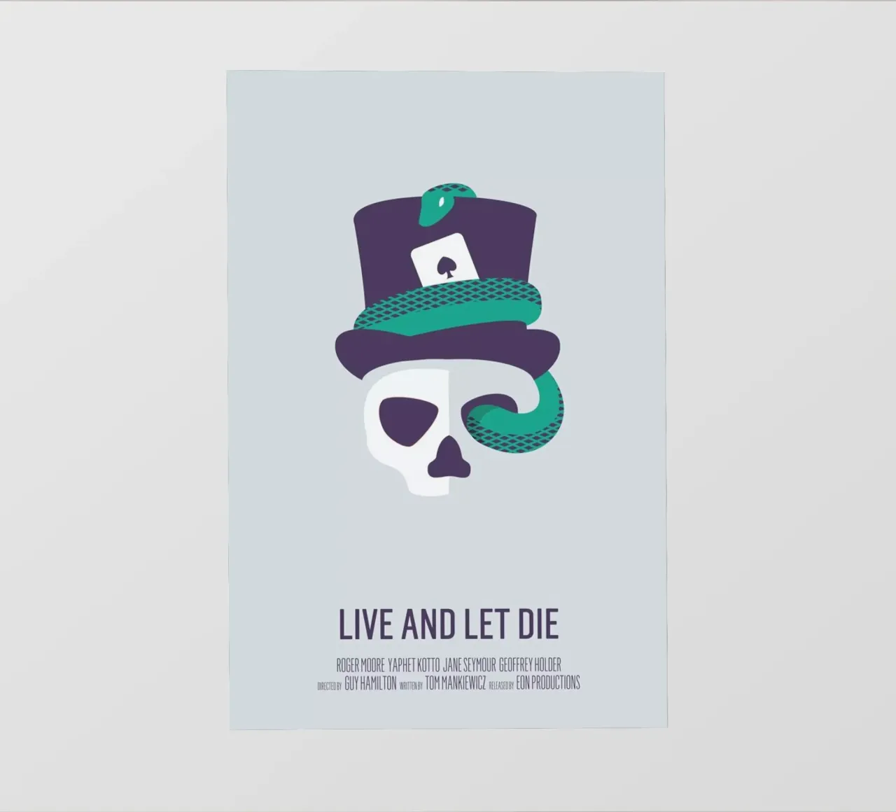 Live And Let Die pellicola backlit da Bruno Morphet