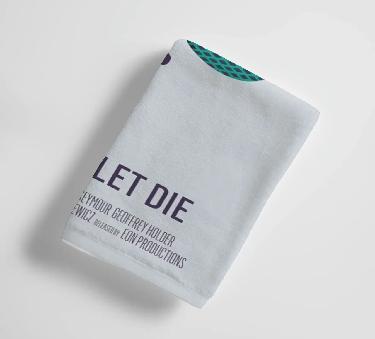Live And Let Die asciugamano da bagno da Bruno Morphet
