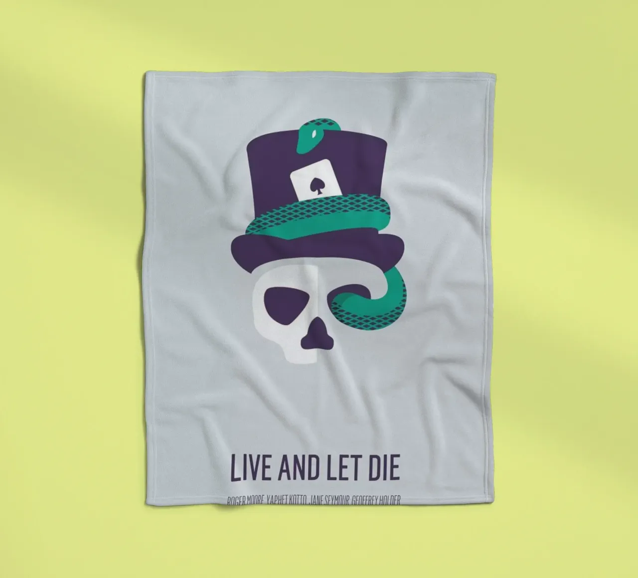 Live And Let Die coperta in pile da Bruno Morphet