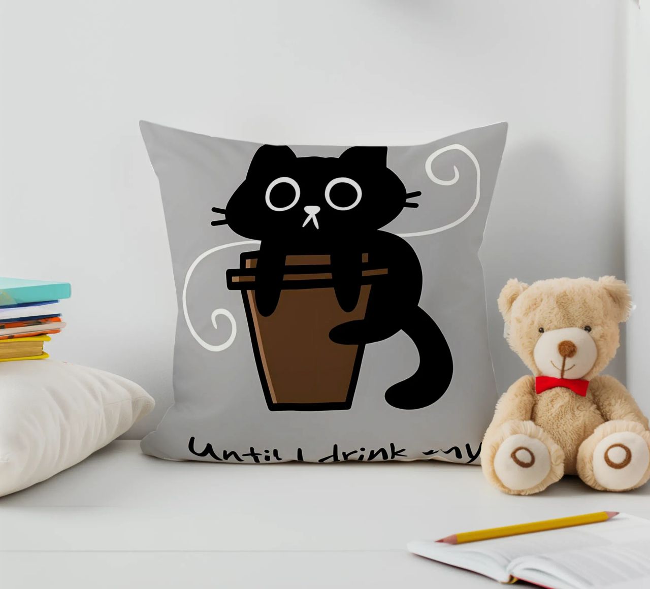 Non parlare prima del caffè cuscino da Bartosz Powalka