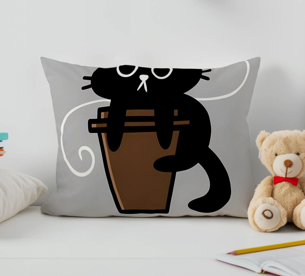 Non parlare prima del caffè cuscino da Bartosz Powalka