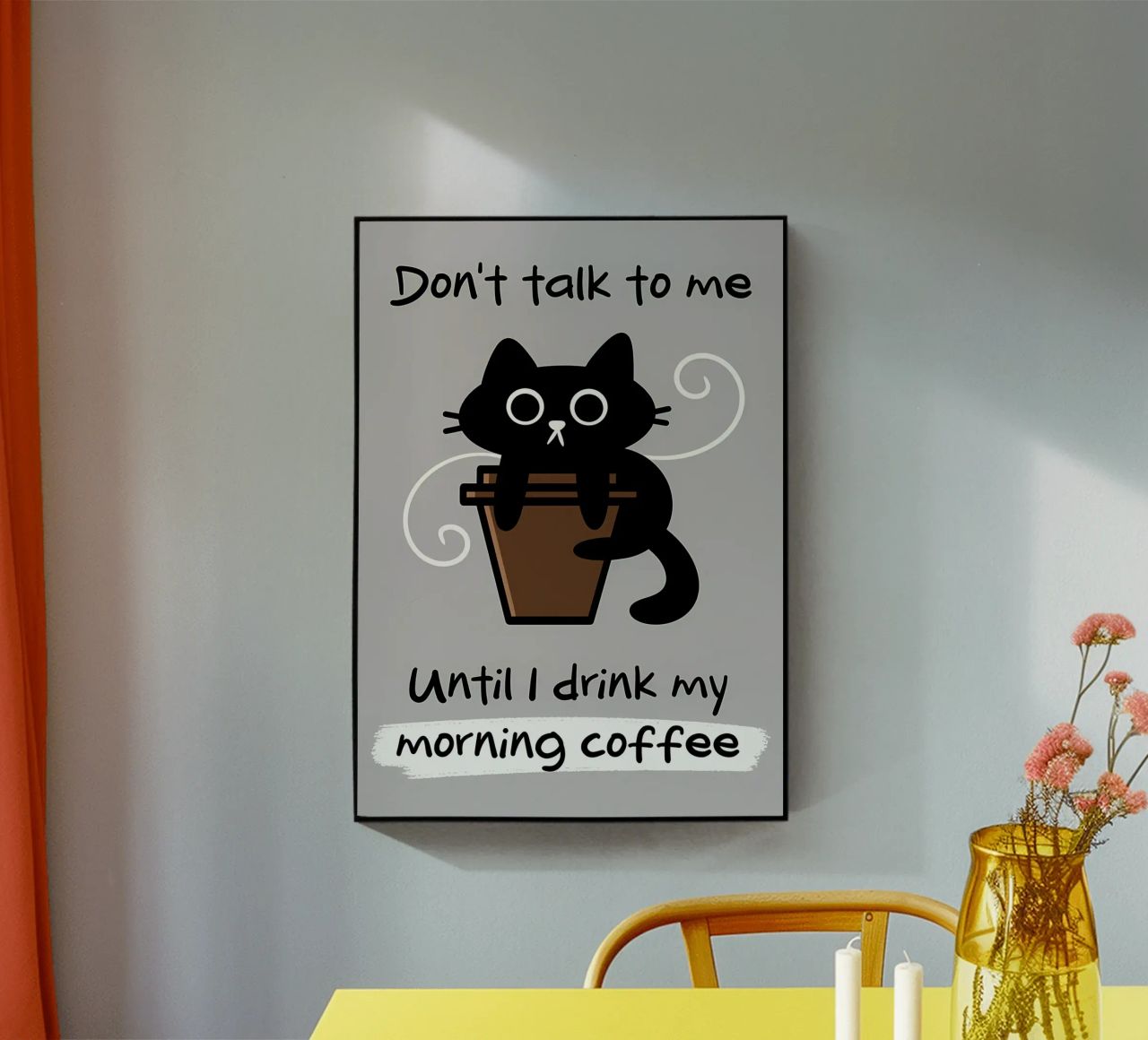 Non parlare prima del caffè plexiglass da Bartosz Powalka