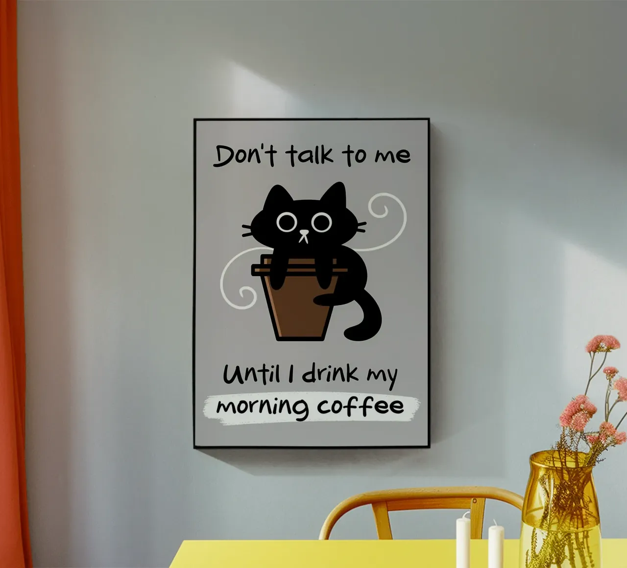 Non parlare prima del caffè plexiglass da Bartosz Powalka