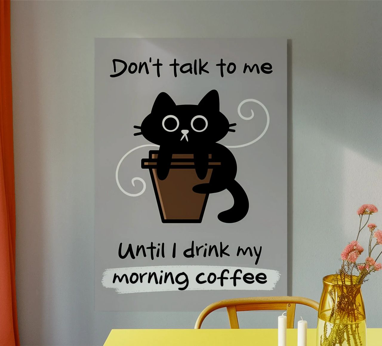 Non parlare prima del caffè plexiglass da Bartosz Powalka