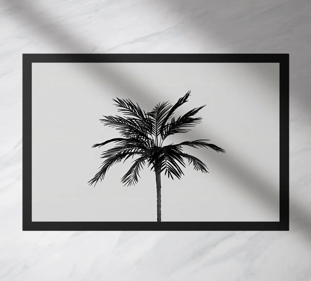 Palm tree doormat by Matthew Katz