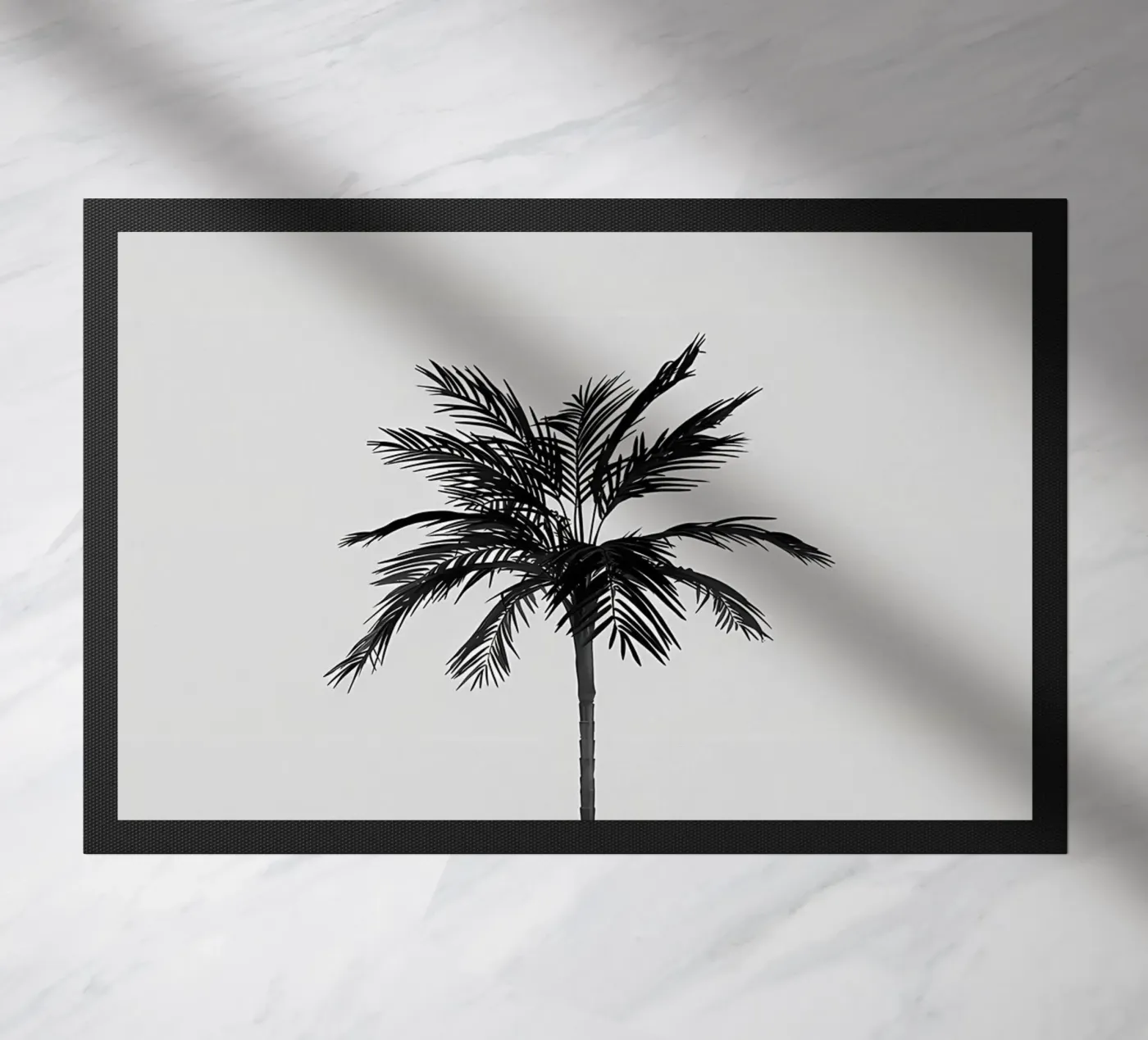 Palm tree doormat by Matthew Katz