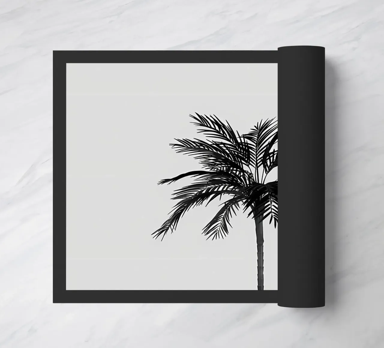 Palm tree doormat by Matthew Katz