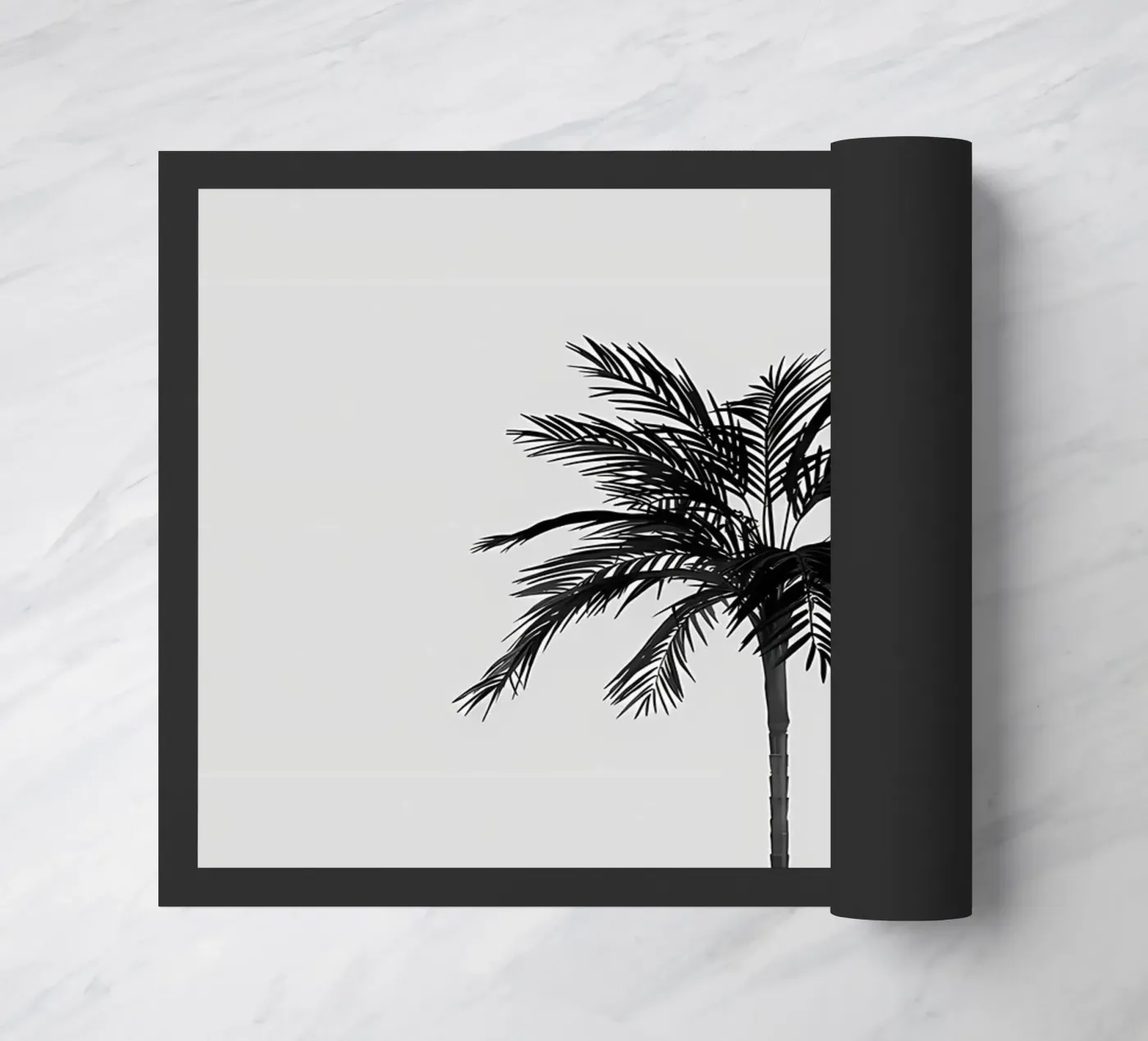 Palm tree doormat by Matthew Katz